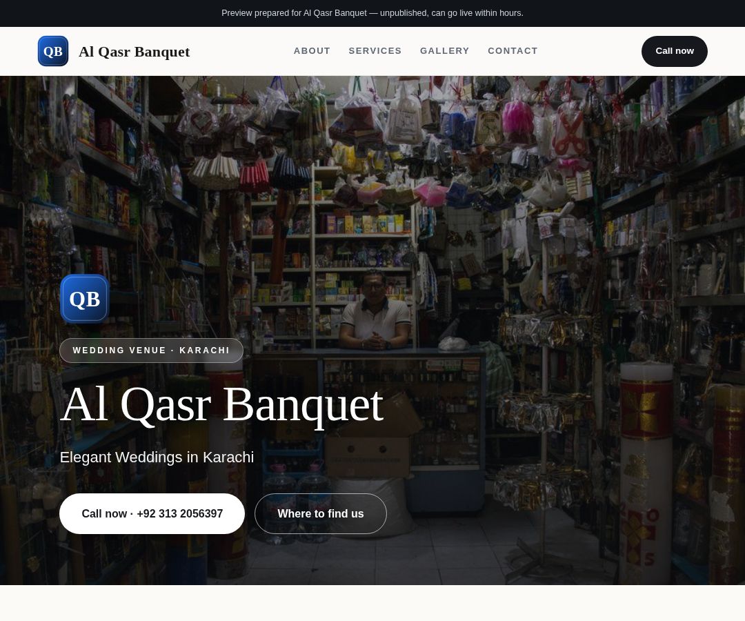 Al Qasr Banquet