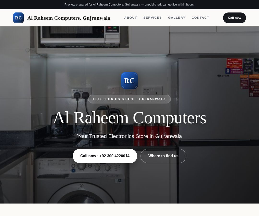 Al Raheem Computers, Gujranwala
