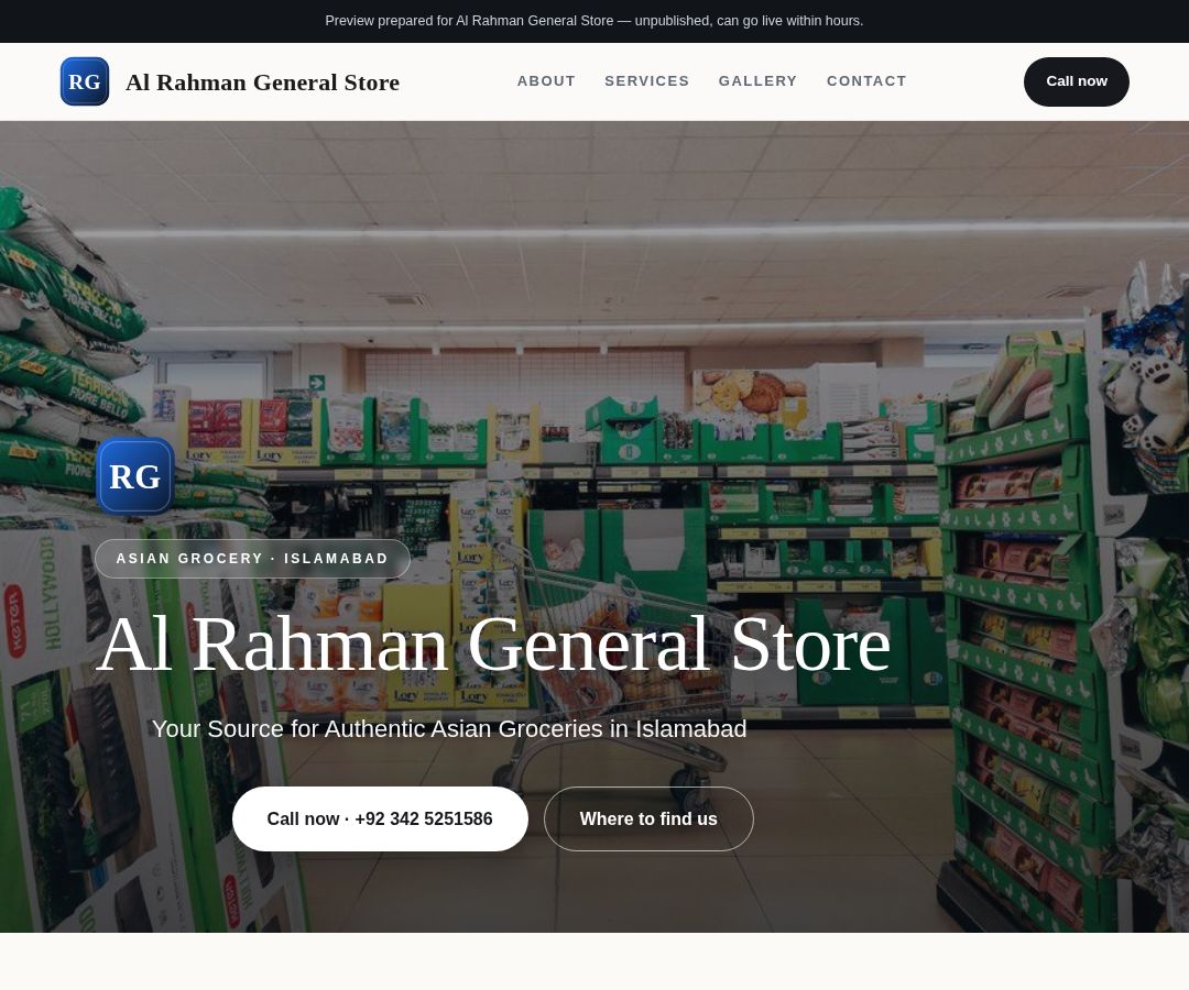 Al Rahman General Store
