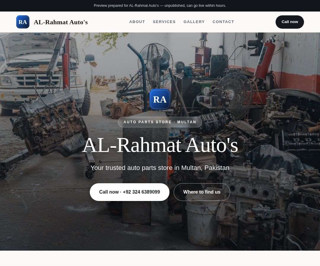 AL-Rahmat Auto's