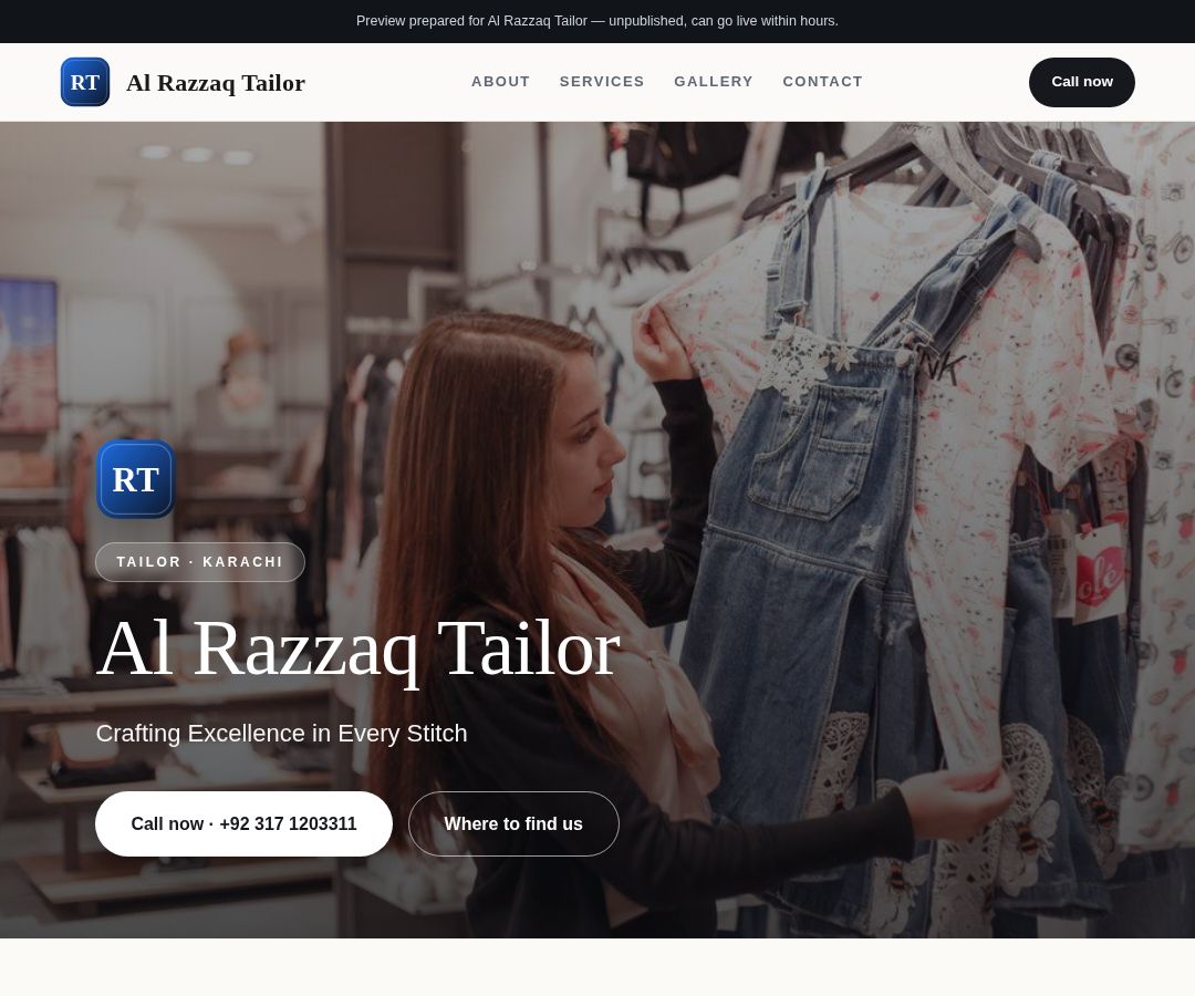 Al Razzaq Tailor