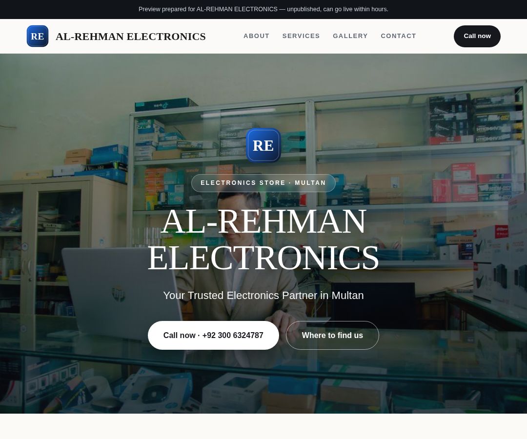 AL-REHMAN ELECTRONICS