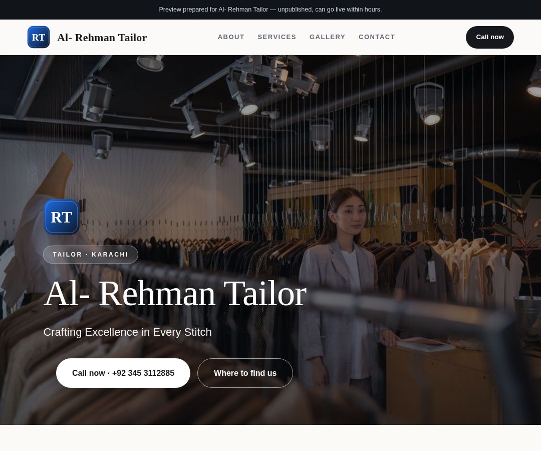 Al- Rehman Tailor
