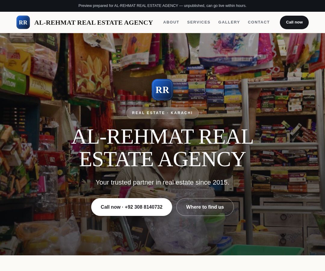 AL-REHMAT REAL ESTATE AGENCY
