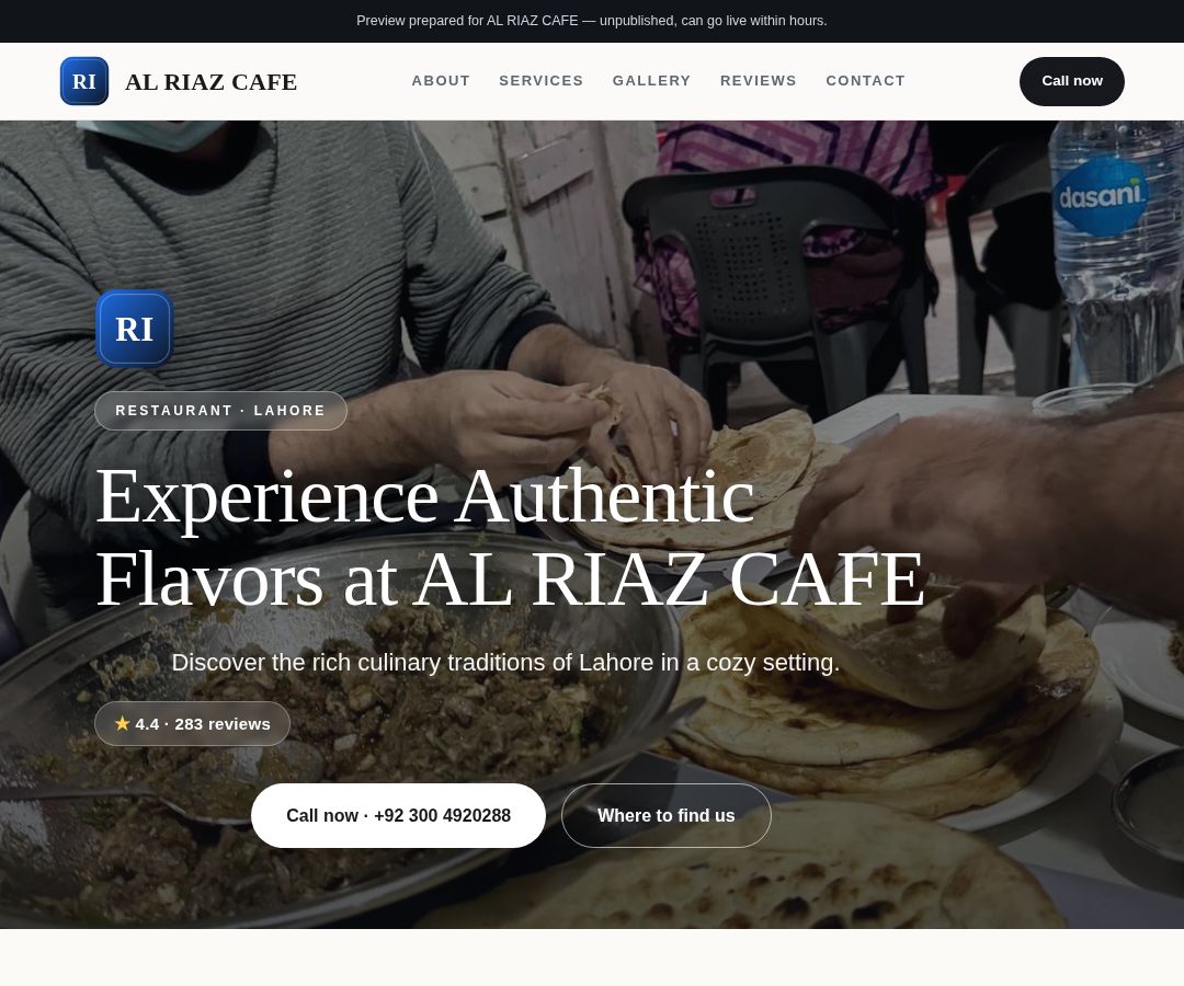 AL RIAZ CAFE