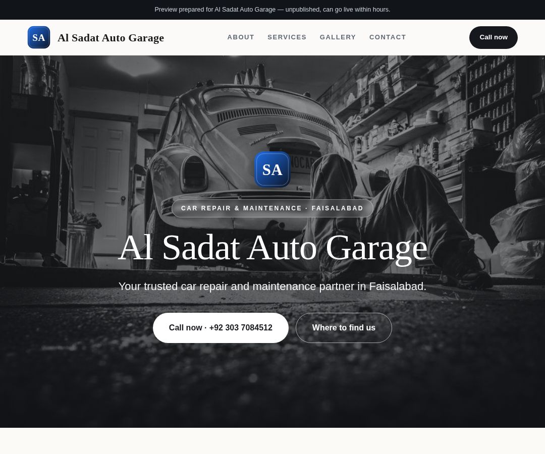 Al Sadat Auto Garage