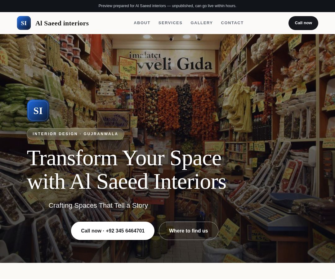 Al Saeed interiors