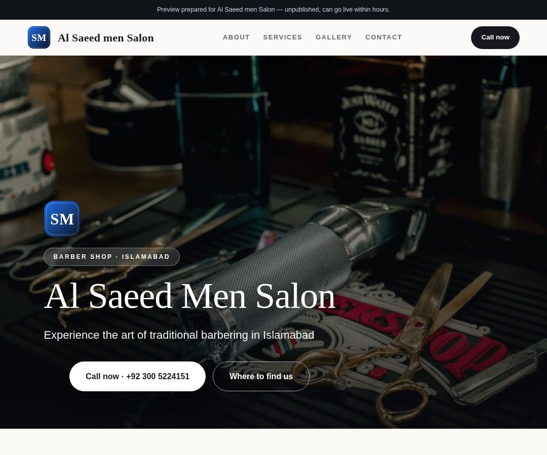 Al Saeed men Salon