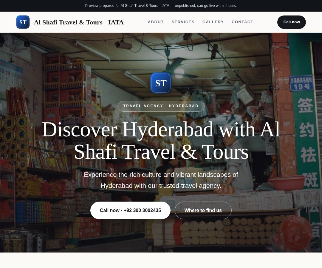 Al Shafi Travel & Tours - IATA