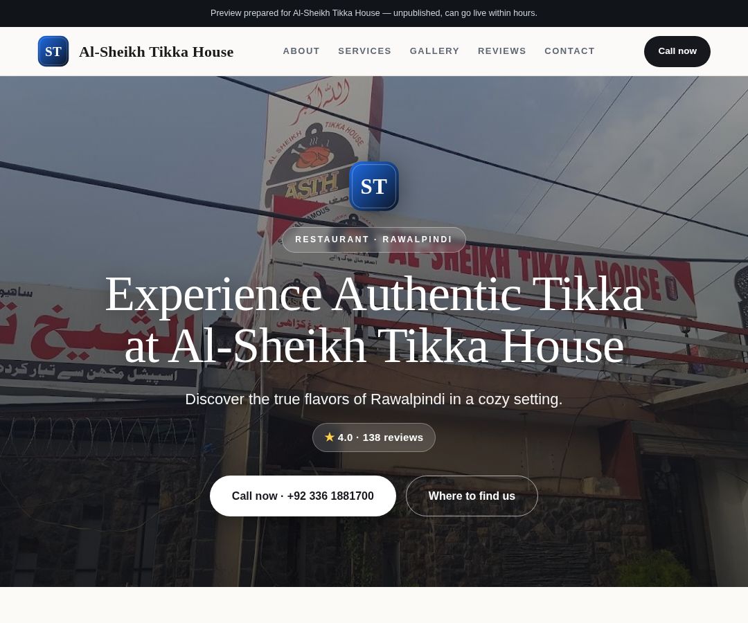 Al-Sheikh Tikka House