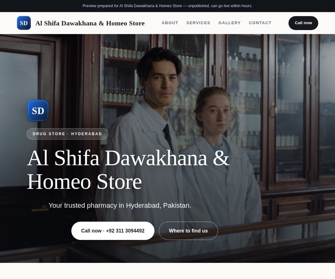 Al Shifa Dawakhana & Homeo Store