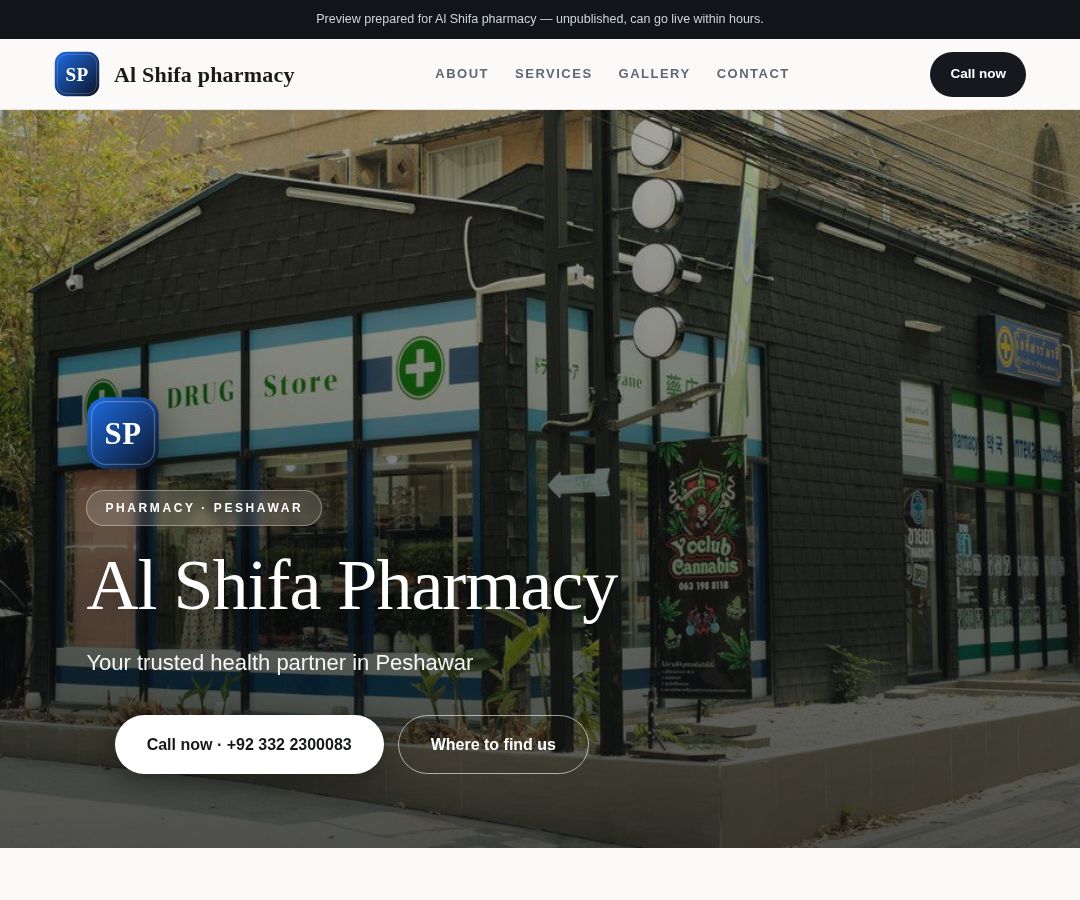 Al Shifa pharmacy