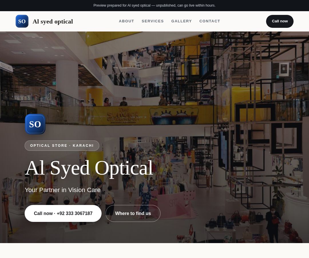 Al syed optical