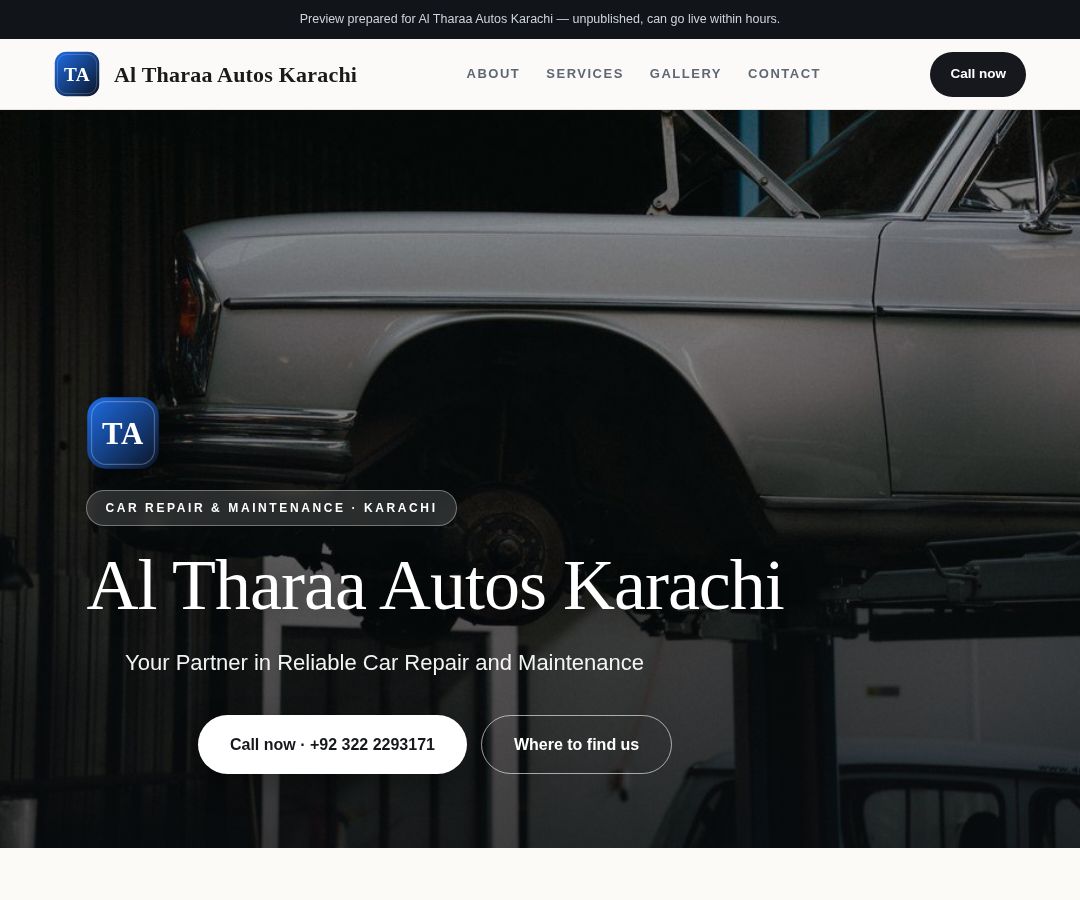 Al Tharaa Autos Karachi