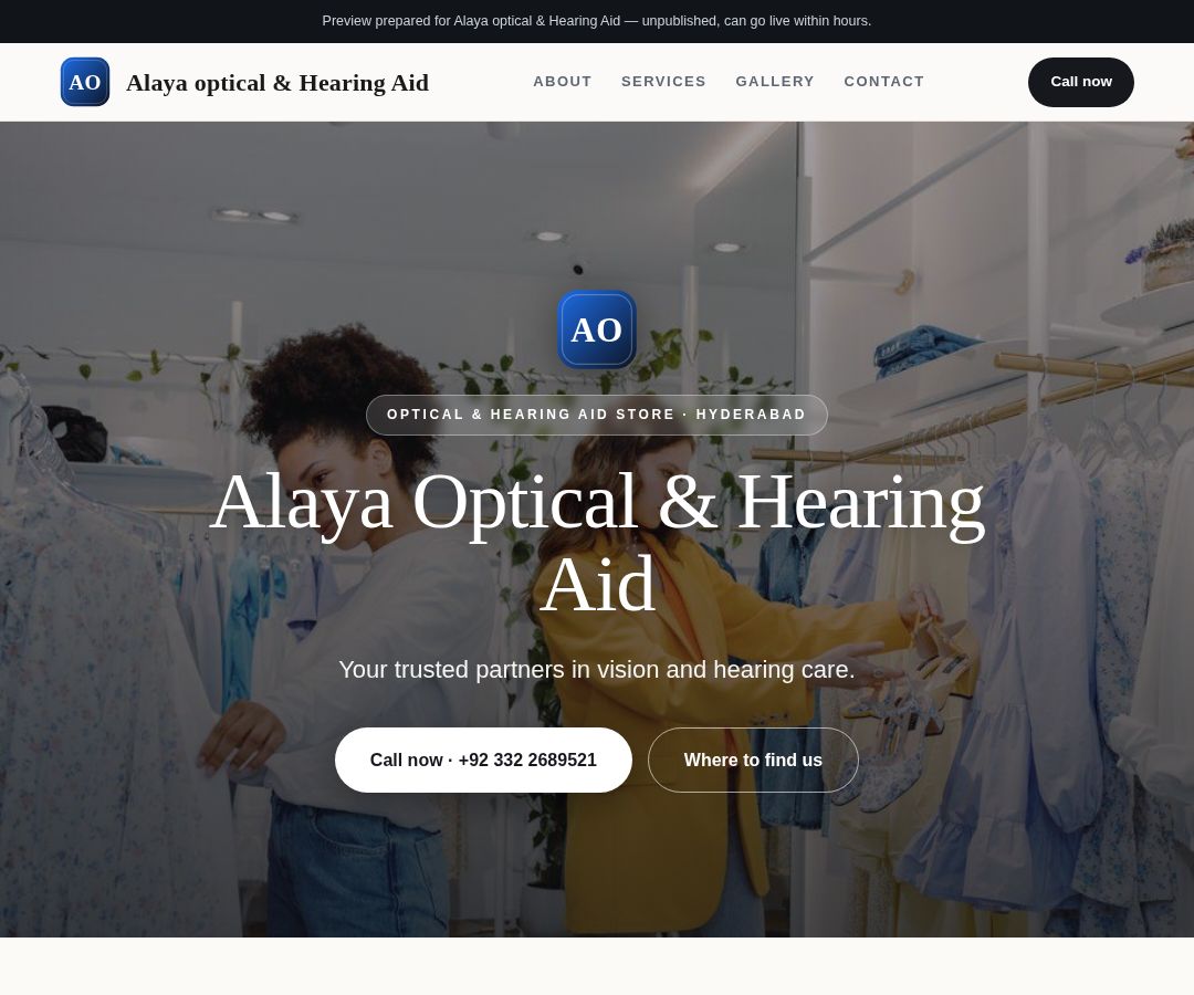 Alaya optical & Hearing Aid