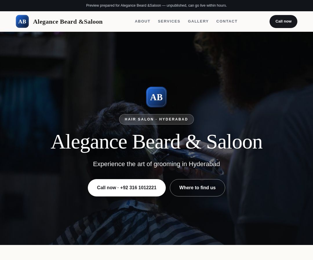 Alegance Beard &Saloon