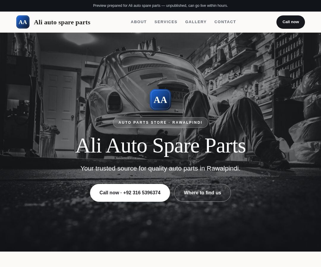 Ali auto spare parts