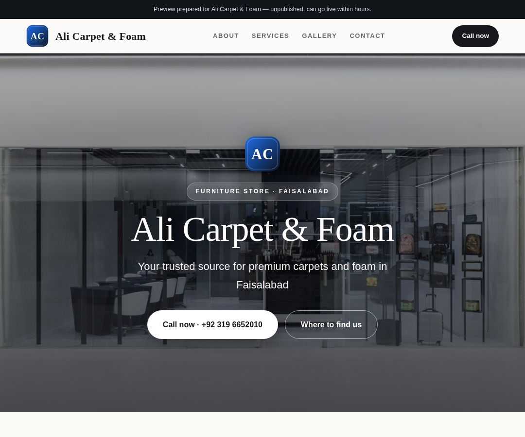 Ali Carpet & Foam