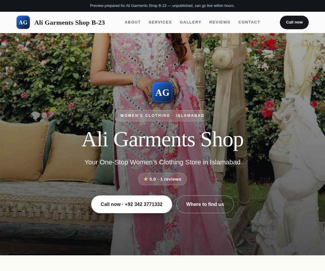 Ali Garments Shop B-23