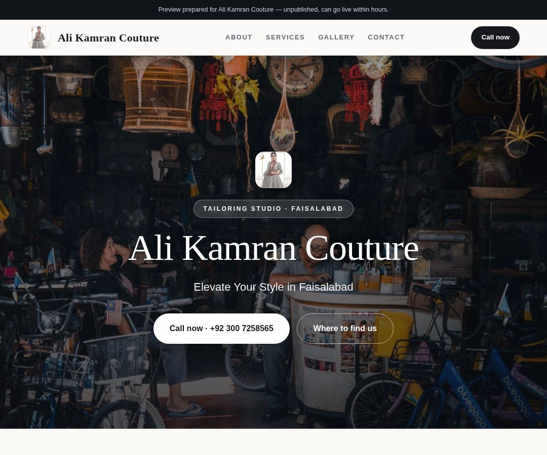 Ali Kamran Couture