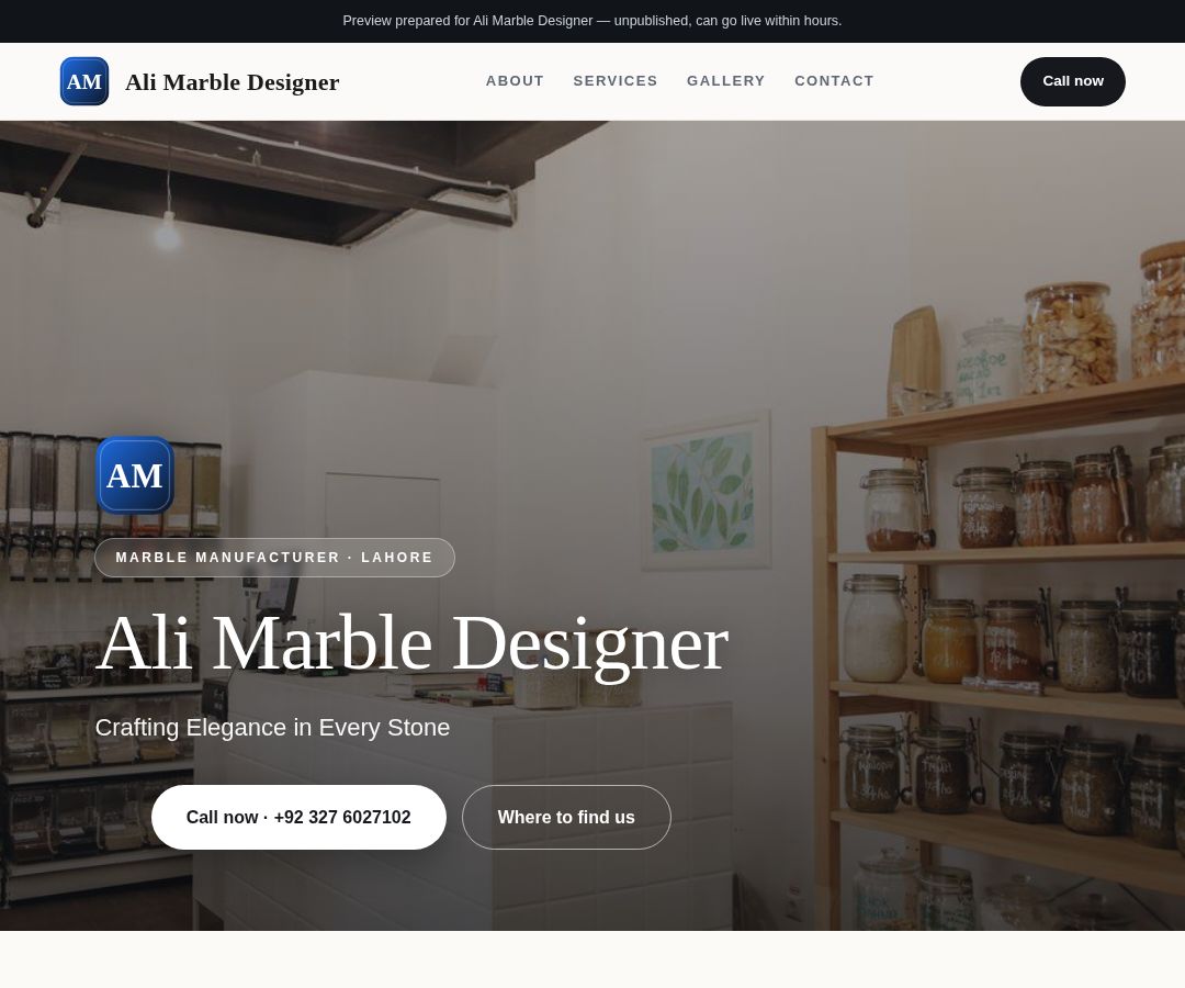 Ali Marble Designer
