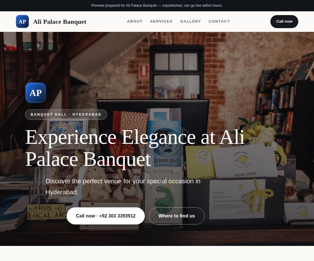 Ali Palace Banquet