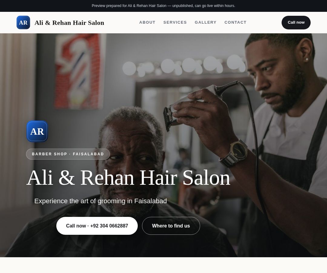 Ali & Rehan Hair Salon