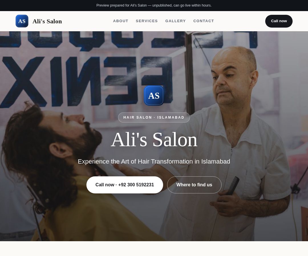 Ali's Salon