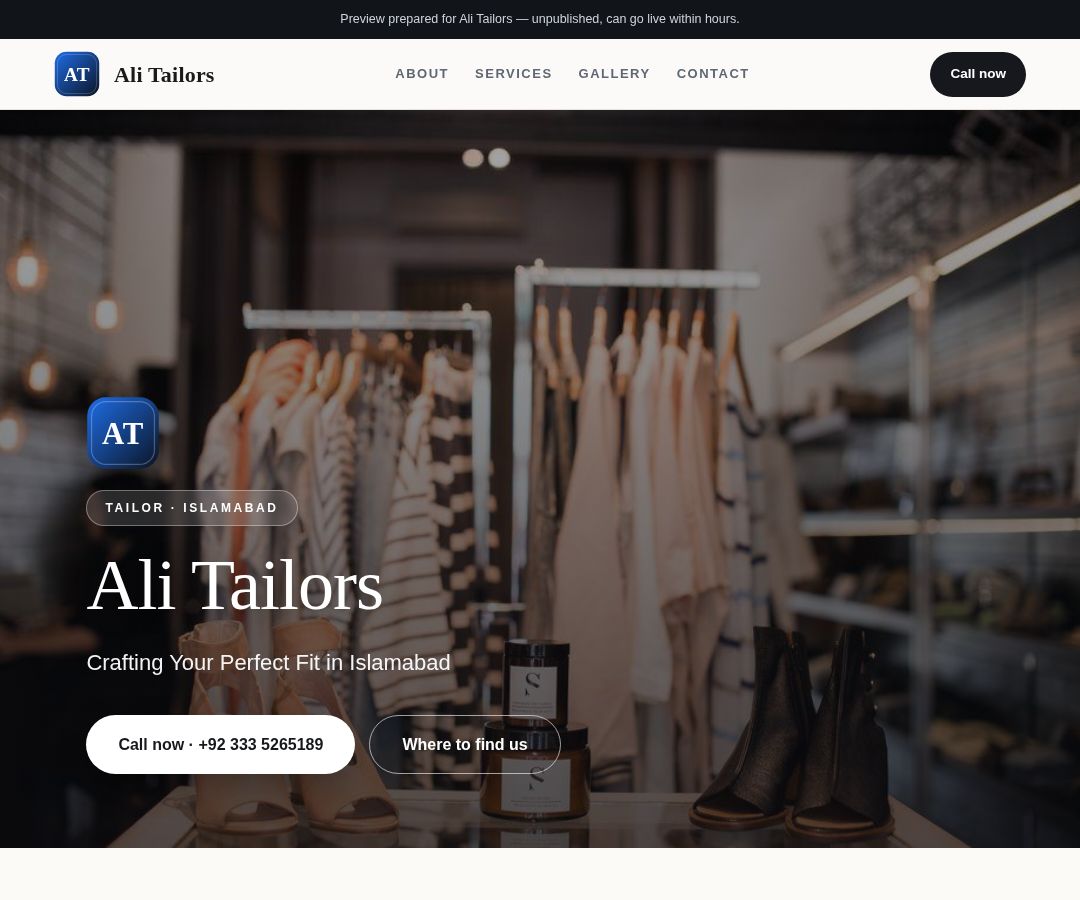 Ali Tailors