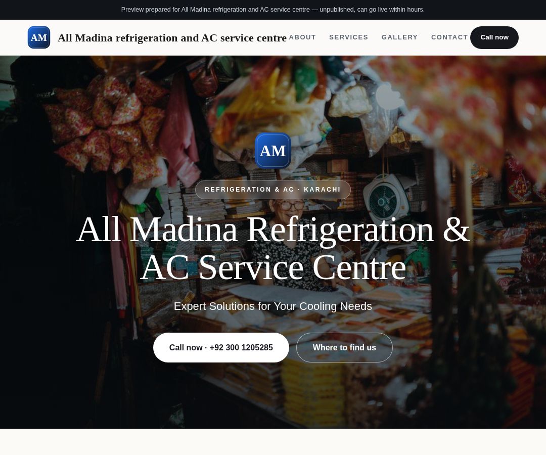 All Madina refrigeration and AC service centre