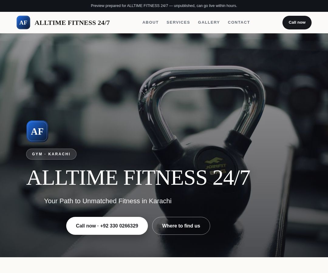 ALLTIME FITNESS 24/7