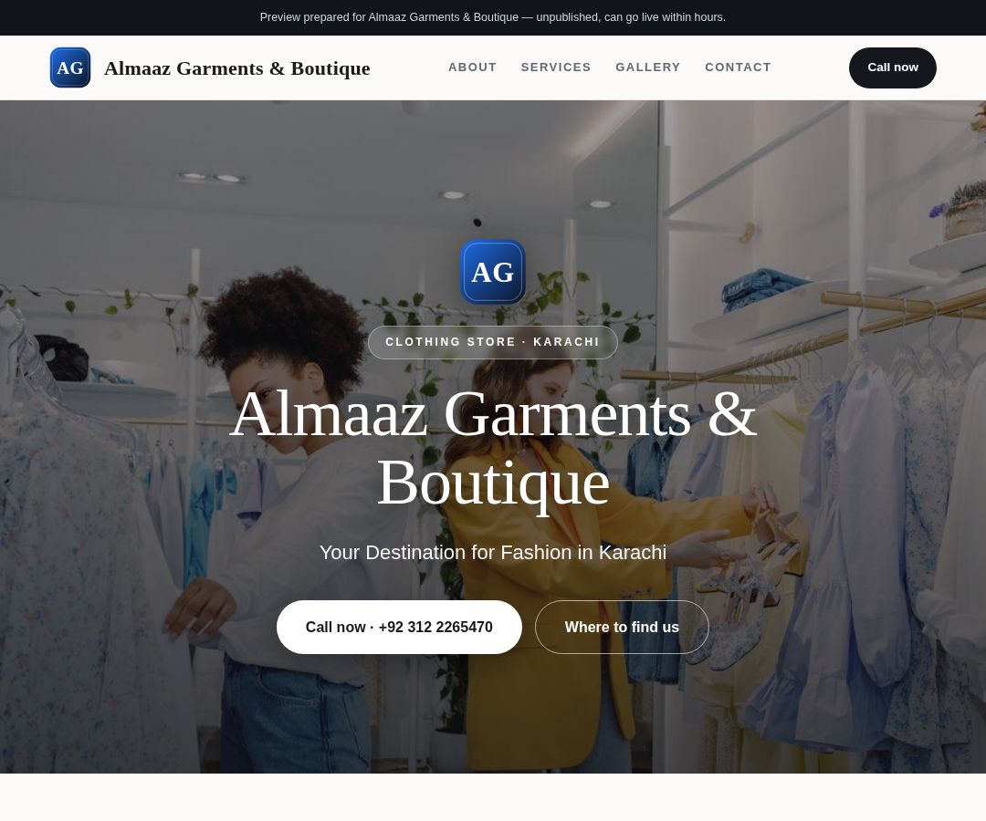 Almaaz Garments & Boutique