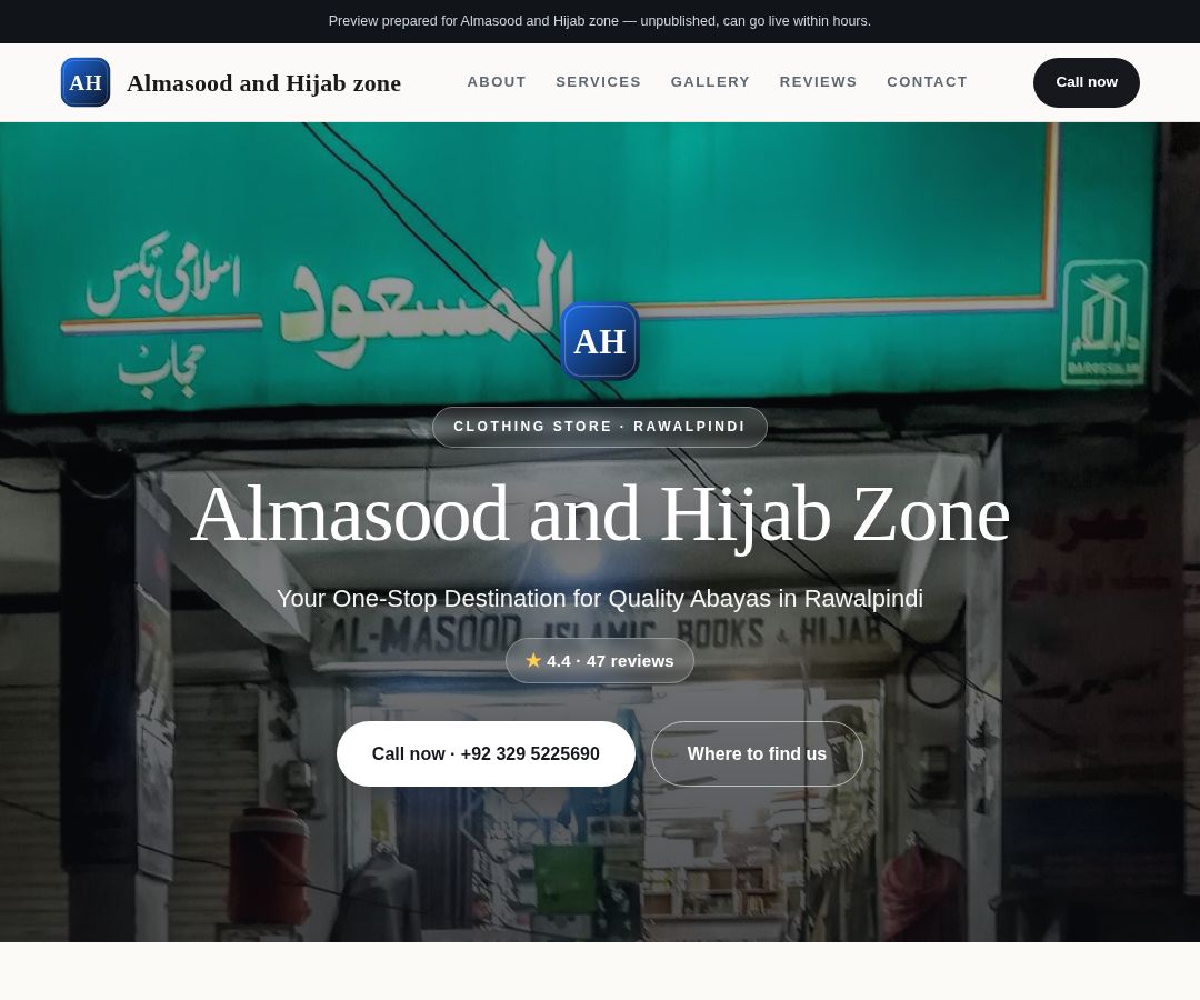 Almasood and Hijab zone