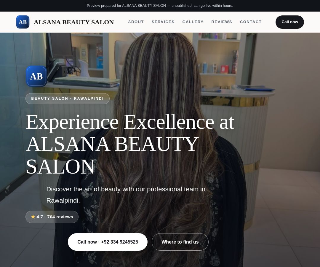 ALSANA BEAUTY SALON