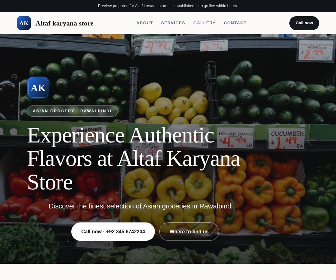 Altaf karyana store