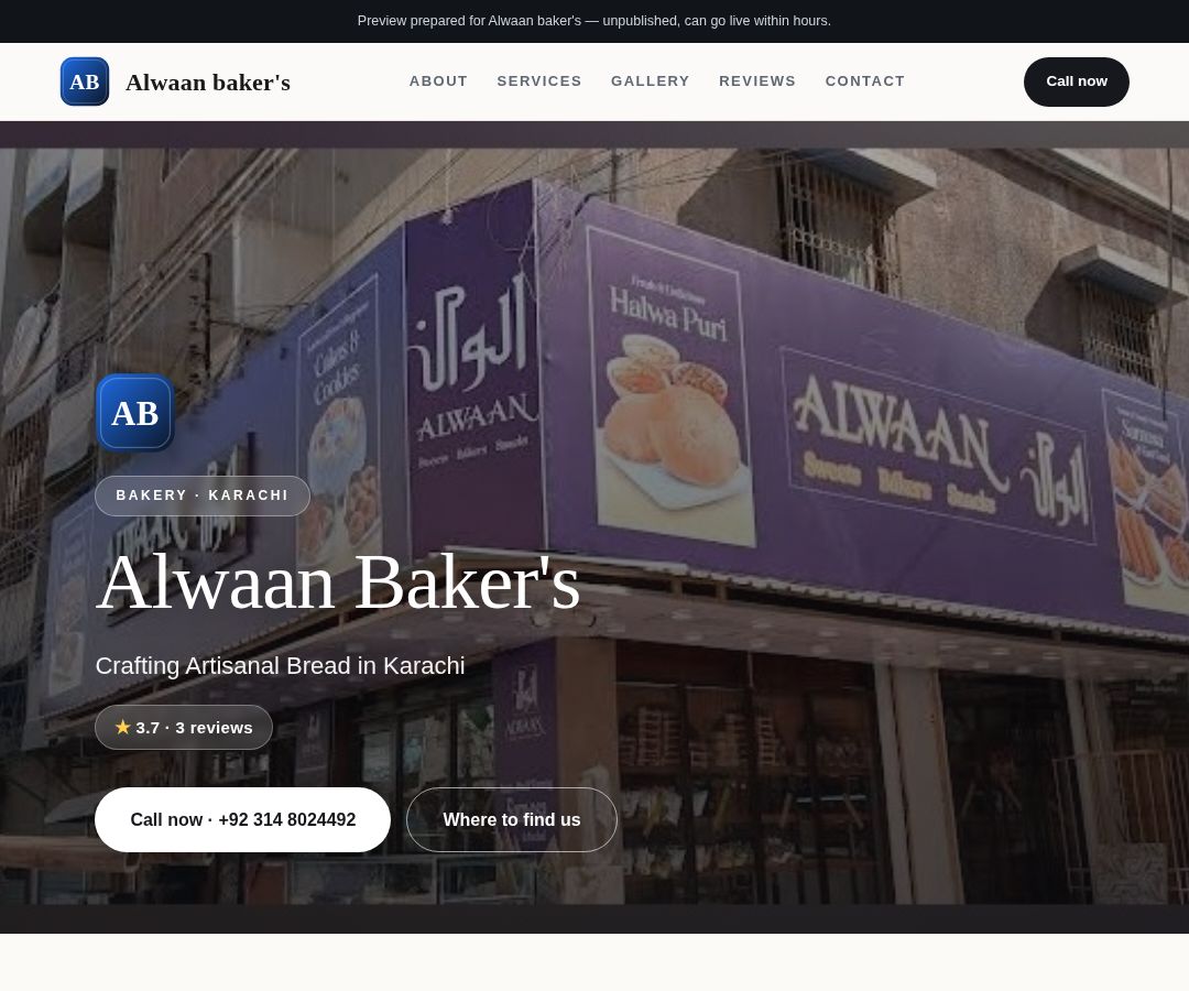 Alwaan baker's