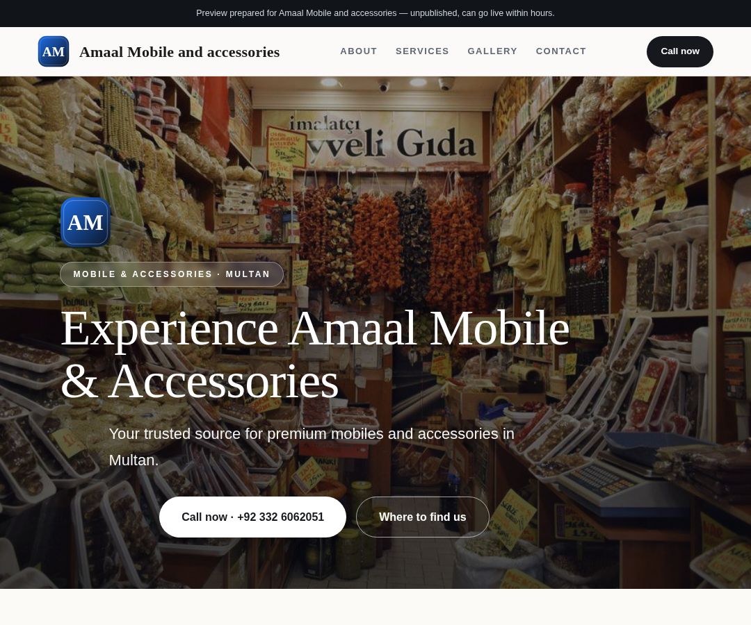 Amaal Mobile and accessories