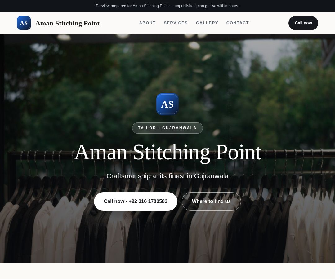 Aman Stitching Point