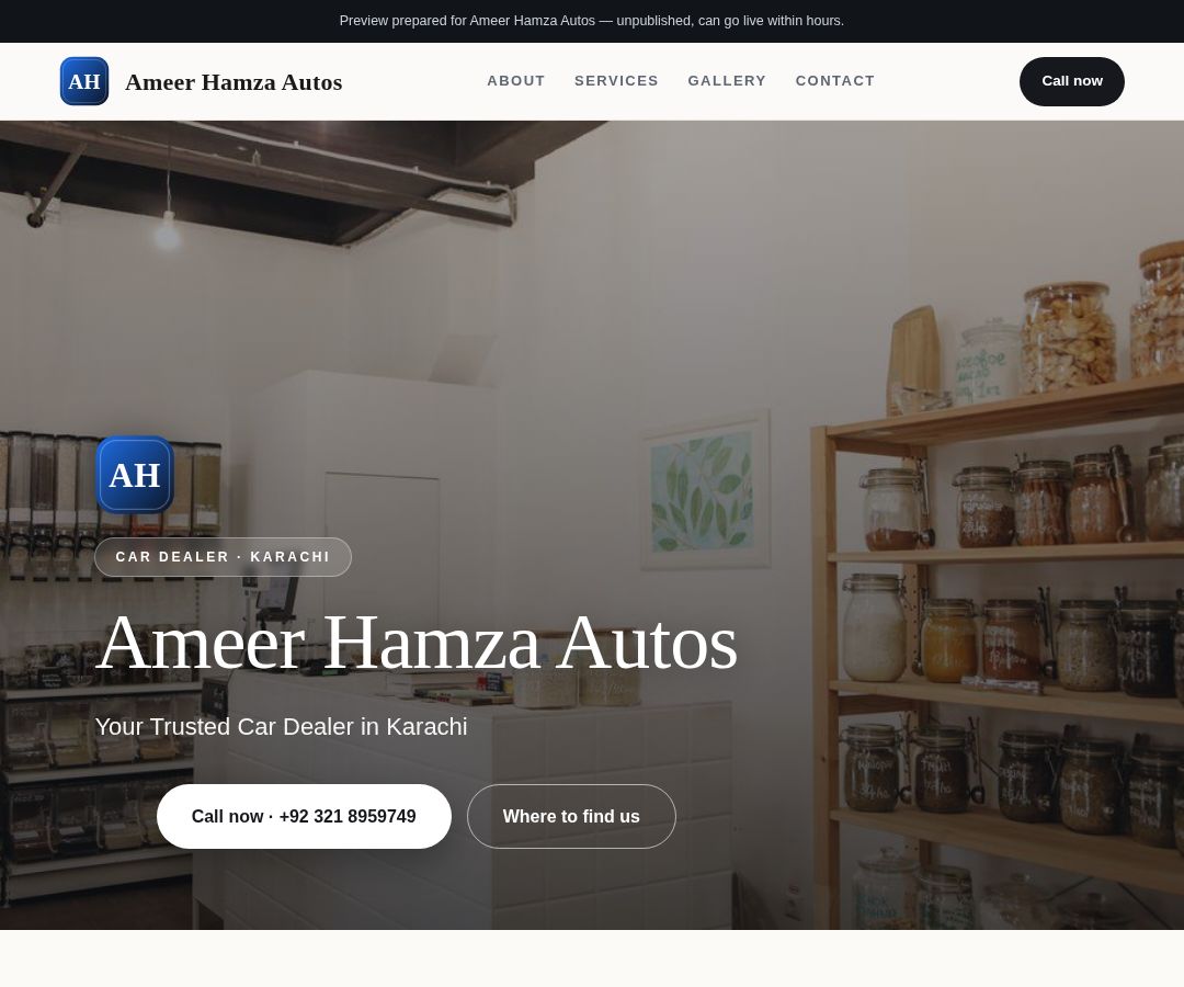 Ameer Hamza Autos