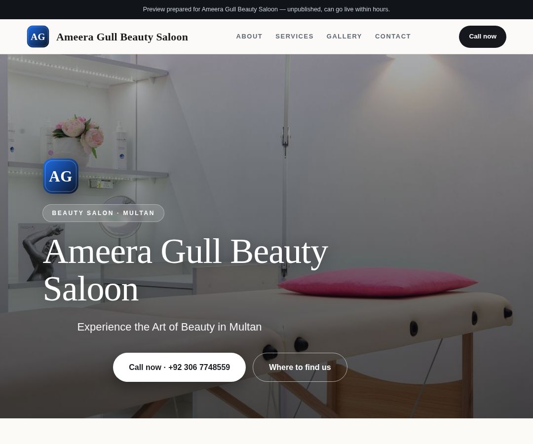 Ameera Gull Beauty Saloon