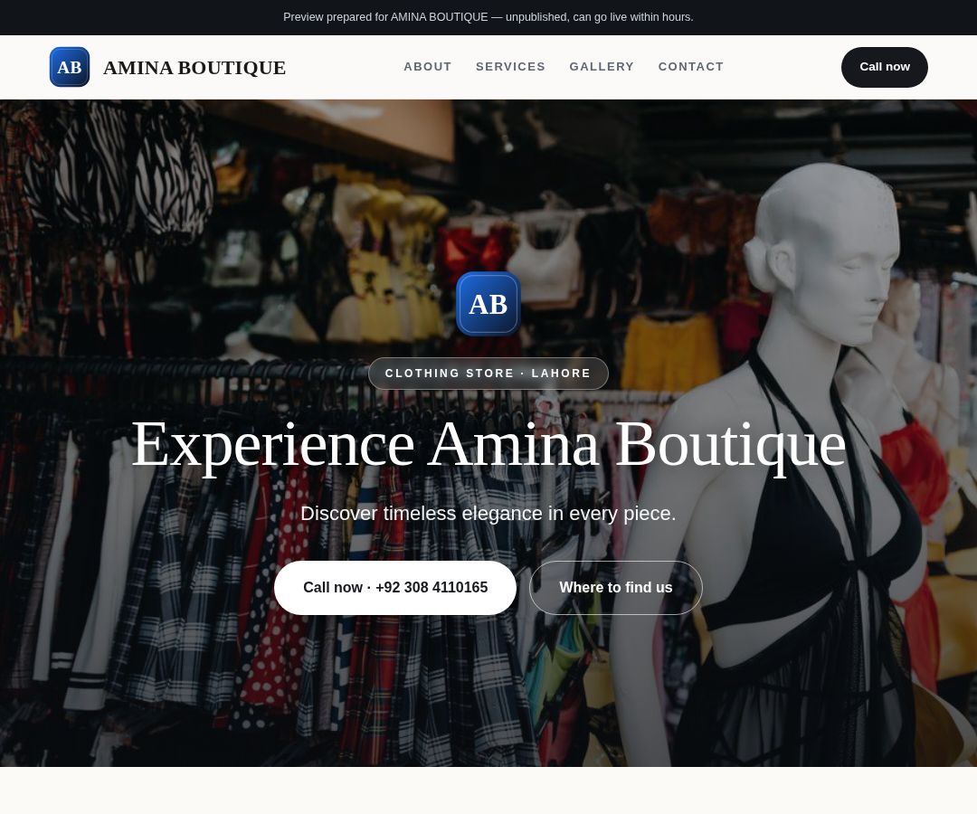 AMINA BOUTIQUE