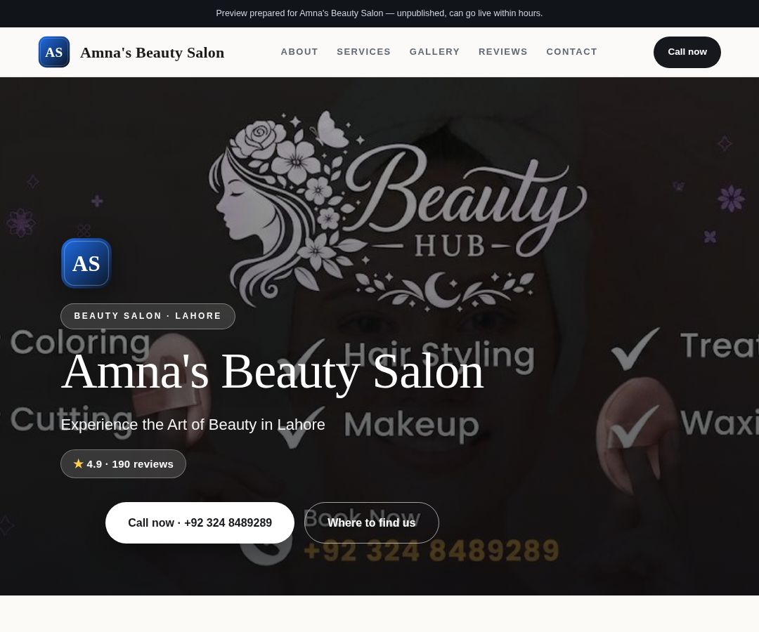 Amna's Beauty Salon