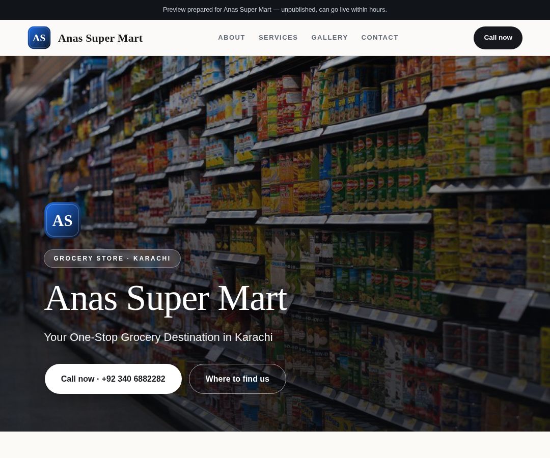 Anas Super Mart