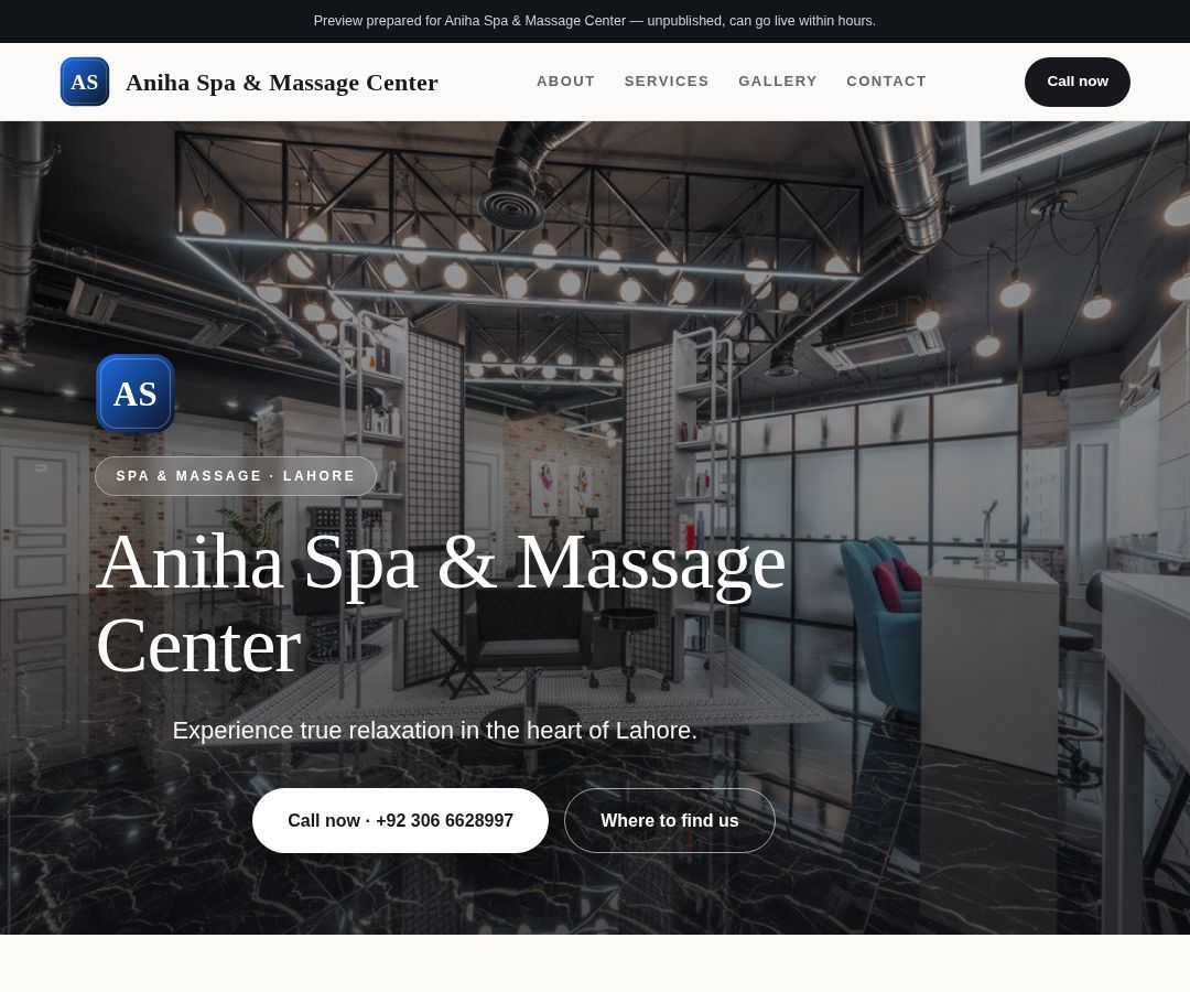 Aniha Spa & Massage Center