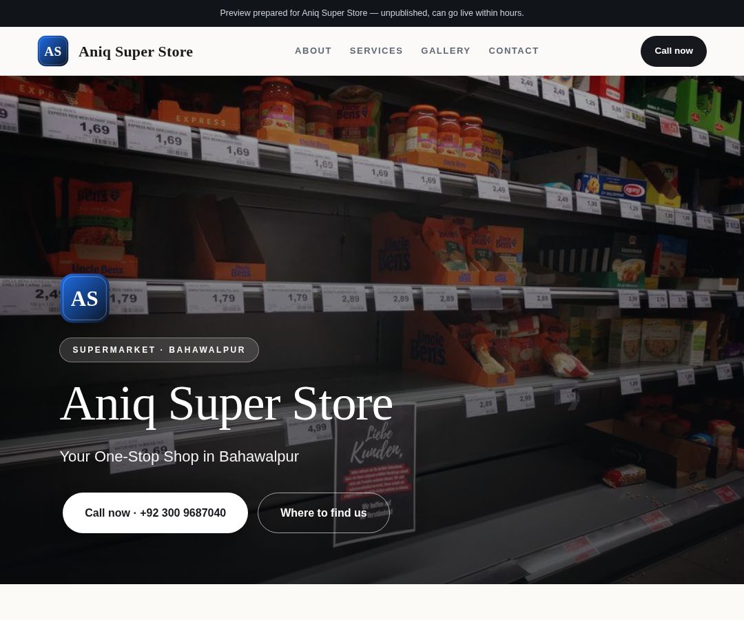 Aniq Super Store