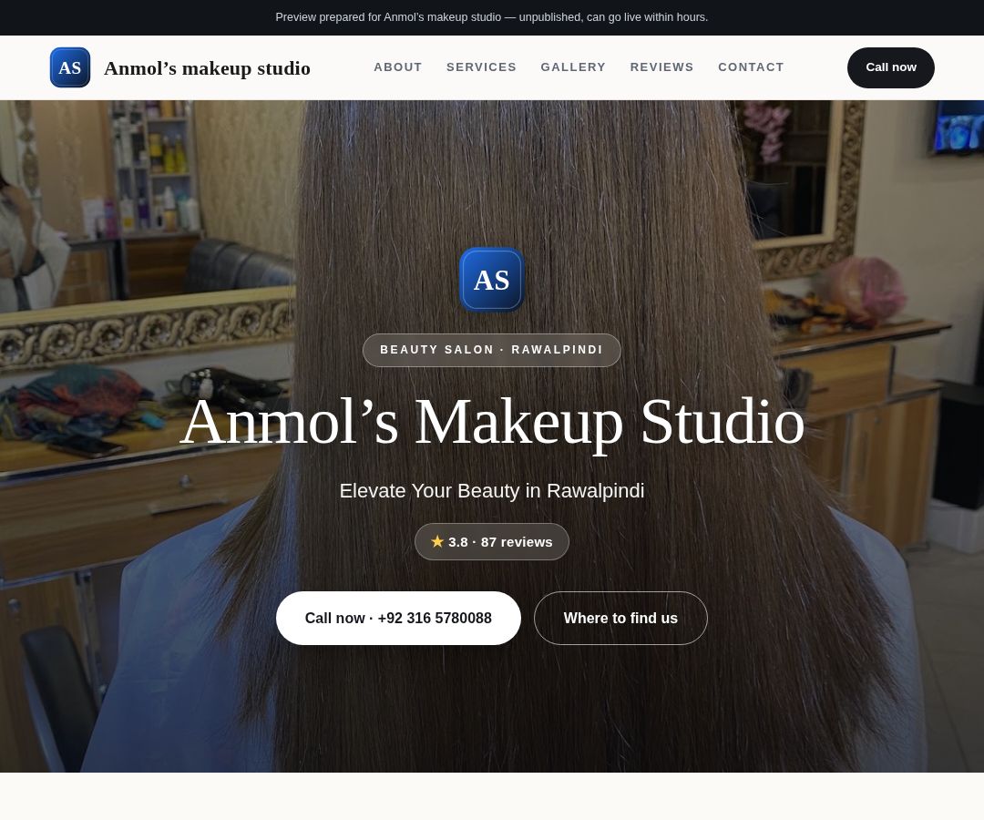 Anmol’s makeup studio
