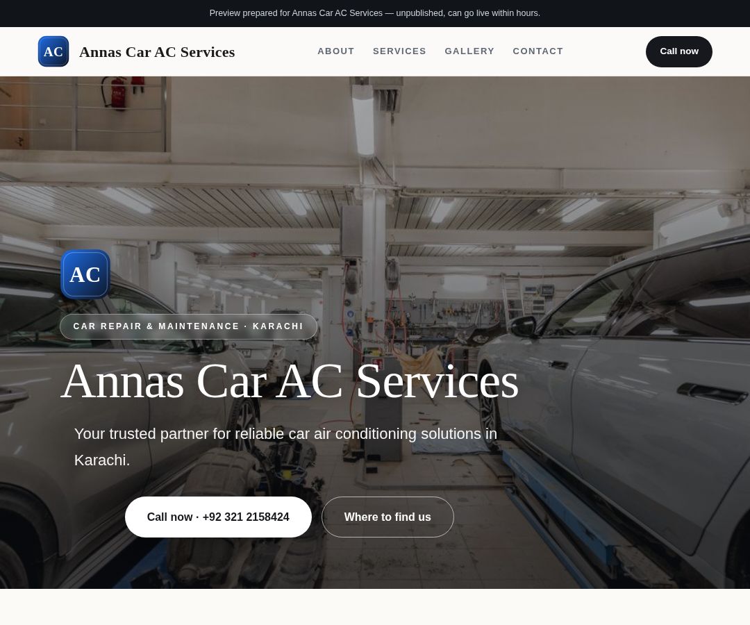 Annas Car AC Services