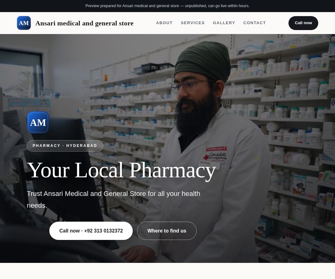 Ansari medical and general store