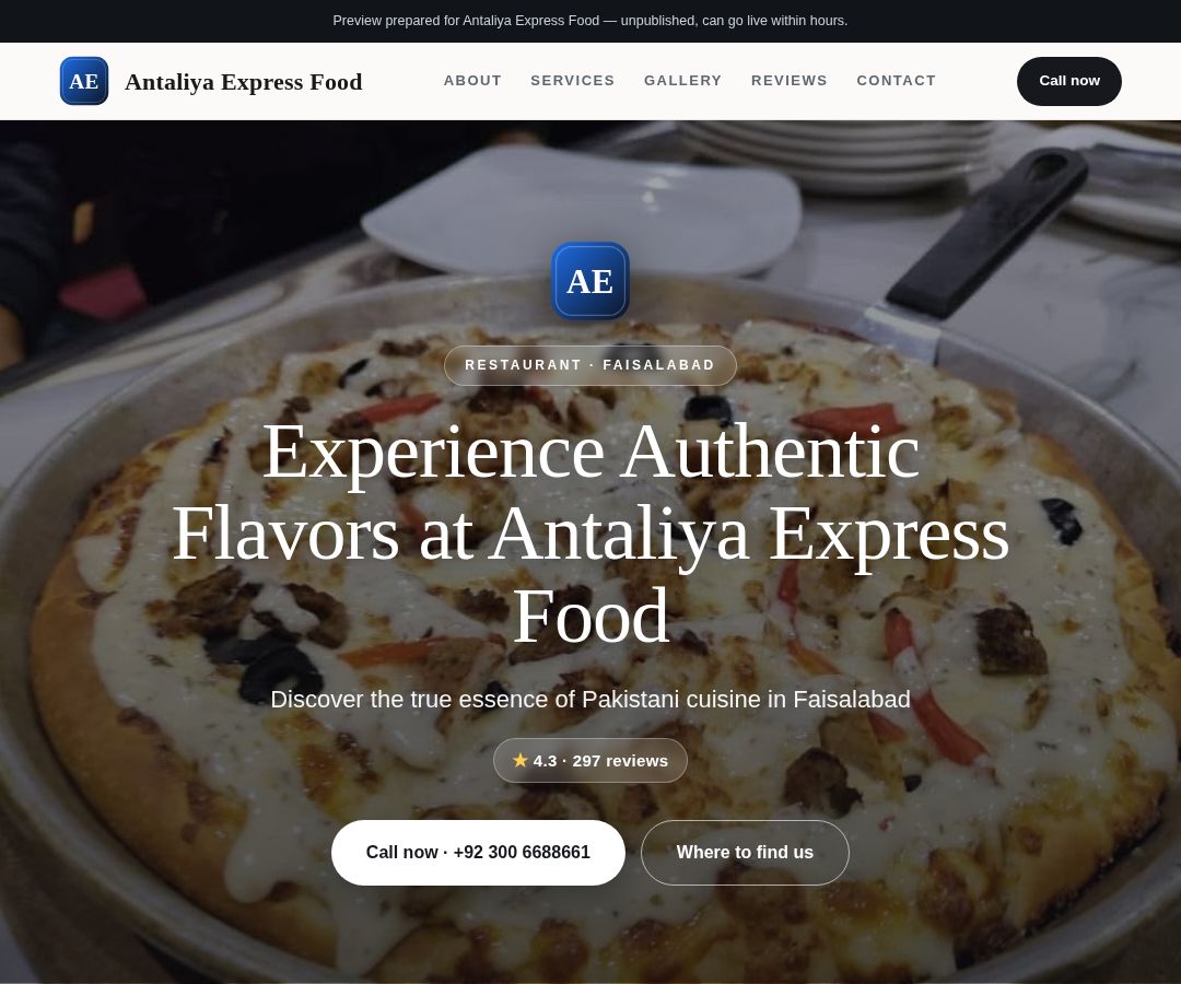 Antaliya Express Food