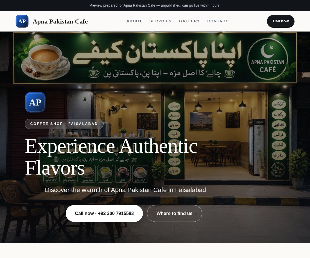 Apna Pakistan Cafe
